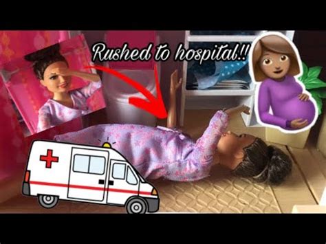 barbie doll pregnant|Pregnant barbie doll goes in to Labor!! Emergency situation.